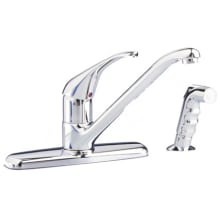 Single Handle Kitchen Faucet with Side Spray from the Reliant Plus Series
