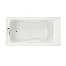 Evolution 60" Acrylic Whirlpool Bathtub with Left Hand Drain and EverClean Technology - Lifetime Warranty