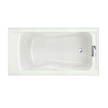 Evolution 60" Acrylic Whirlpool Bathtub with Right Hand Drain and EverClean Technology - Lifetime Warranty
