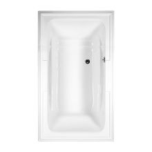 Town Square 71-1/2" Acrylic Soaking Bathtub with Center Drain - Lifetime Warranty