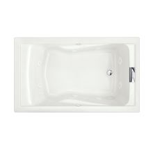 Evolution 60" Acrylic Whirlpool Bathtub with Reversible Drain and EverClean Technology - Lifetime Warranty