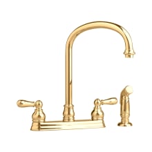 Hampton Kitchen Faucet with Side Spray and Cover Plate