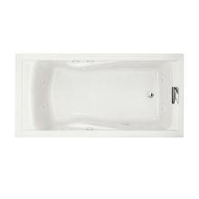 Evolution 72" Acrylic Whirlpool Bathtub with Reversible Drain and EverClean Technology - Lifetime Warranty
