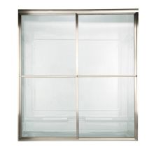 Prestige 71-1/2" Tall Framed, bypass, Clear Glass Shower Door - Fits 46" to 48" Width Openings