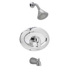 Reliant Tub and Shower Trim Package with Single Function Shower Head and Diverter Tub Spout