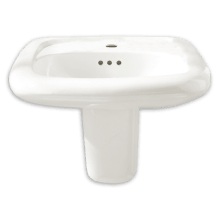 Murro 21-1/4" Wall Mounted Porcelain Bathroom Sink with EverClean Technology
