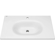Studio S 33" Vitreous China Vanity Top with Pre-Drilled Single Faucet Hole