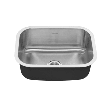 Portsmouth 23-3/8" Single Basin Stainless Steel Kitchen Sink for Undermount Installations - Drain Included