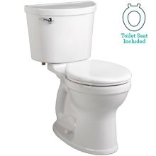 Champion 1.28 GPF Two-Piece Round Chair Height Toilet with Seat