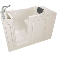 Premium 48" Walk-In Soaking Bathtub with Left-Hand Drain, Comfort Jets, and Quick Drain Pump - Roman Tub Filler and Handshower Included