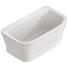 Aspirations 60.00" Free Standing Acrylic / Fiberglass Soaking Tub with Center Drain Placement