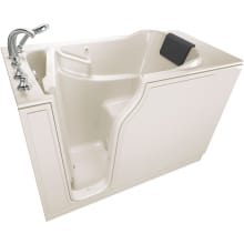 Premium 51-1/2" Walk-In Soaking Bathtub with Left-Hand Drain, Comfort Jets, and Quick Drain Pump - Roman Tub Filler and Handshower Included
