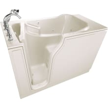 Value 52" Acrylic Walk-In Air / Whirlpool Bathtub for Alcove Installation with Left Drain