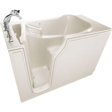 Value 52" Acrylic Walk-In Soaking Bathtub for Alcove Installation with Left Drain
