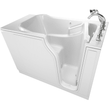 Value 52" Acrylic Walk-In Soaking Bathtub for Alcove Installation with Right Drain