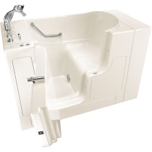 Value 52" Walk-In Air Bathtub with Left-Hand Drain, Comfort Jets, and Quick Drain Pump - Roman Tub Filler and Handshower Included