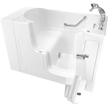 Value 52" Walk-In Soaking Bathtub with Right-Hand Drain, Comfort Jets, and Quick Drain Pump - Roman Tub Filler and Handshower Included