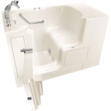 Value 52" Walk-In Air Bathtub with Left-Hand Drain, Comfort Jets, and Quick Drain Pump - Roman Tub Filler and Handshower Included