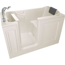 Luxury 59-1/2" Walk-In Soaking Bathtub with Left-Hand Drain, Comfort Jets, and Quick Drain Pump - Roman Tub Filler and Handshower Included