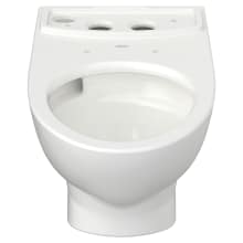 Glenwall Wall Mounted Elongated Chair Height Toilet Bowl Only