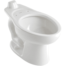 Madera Elongated Toilet Bowl Only With Rear Spud - Less Seat and Flushometer