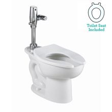 Madera 1.6 GPF Electronic Flush One-Piece Elongated Top Spud Toilet with Seat and Flushometer Included