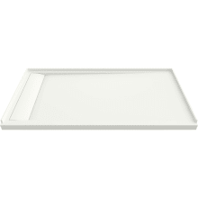 Townsend 60" x 30" Rectangular Shower Base with Single Threshold and Left Drain