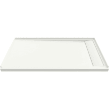 Townsend 60" x 30" Rectangular Shower Base with Single Threshold and Right Drain