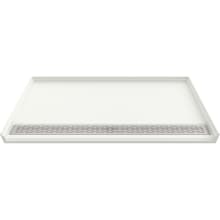 Townsend 64" x 34" Rectangular Shower Base with Single Threshold and Front Drain