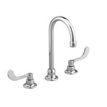Monterrey Widespread Bathroom Faucet with High Arch Spout and Wrist Blade Handles
