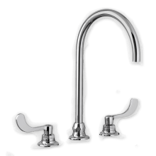 Monterrey Widespread Bathroom Faucet with High Arch Spout and Wrist Blade Handles