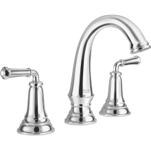 Delancey 1.2 GPM Widespread Bathroom Faucet with Lever Handles and Pop-Up Drain Assembly