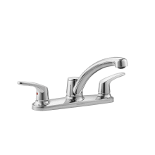 Colony Pro Double Handle Kitchen Faucet - Includes Side Spray