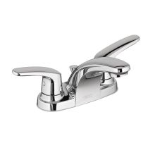 Colony Pro Centerset Double Handle Bathroom Faucet with Metal Drain Assembly