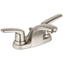 Colony Pro Centerset Double Handle Bathroom Faucet With Pop-Up Hole, Plug Button, and Rod