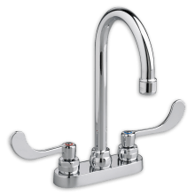 Monterrey Centerset Bathroom Faucet with High Arch Spout and Wrist Blade Handles