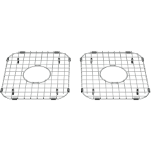 Delancey 11-7/16" L x 13" W Stainless Steel Basin Racks with Rubber Feet