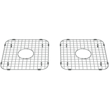 Delancey 13" L x 13-3/8" W Stainless Steel Basin Racks with Rubber Feet