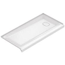 Aspirations 60" x 30" Rectangular Shower Base with Single Threshold and Right Drain