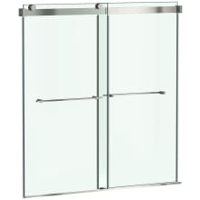 Aspirations 59-15/16" High x 58-1/2" Wide Bypass Frameless Tub Door with Clear Glass