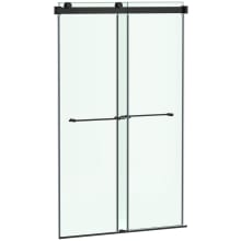 Aspirations 72" High x 45-1/4" Wide Bypass Frameless Shower Door with Clear Glass
