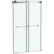 Aspirations 72" High x 45-1/4" Wide Bypass Frameless Shower Door with Clear Glass