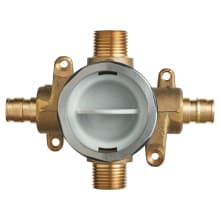 Flash Shower Rough-In Valve Body with 1/2" Cold Expansion PEX Connection - For Cold Expansion Systems