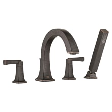 Townsend Deck Mounted Roman Tub Filler with Built-In Diverter - Includes Hand Shower