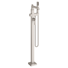 Town Square S Floor Mounted Tub Filler with Built-In Diverter - Includes Hand Shower