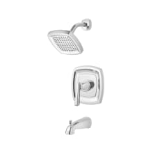 Edgemere Tub and Shower Trim Package with 1.8 GPM Single Function Shower Head, Tup Spout, and Lever Handle