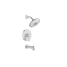 Aspirations Tub and Shower Trim Package with 1.8 GPM Single Function Shower Head