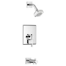 Times Square Tub and Shower Trim Package with 1.75 GPM Multi Function Shower Head
