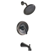 Fluent Tub and Shower Trim Package with 2.5 GPM Single Function Shower Head
