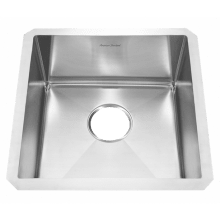 Pekoe 17" Single Basin Stainless Steel Kitchen Sink for Undermount Installation